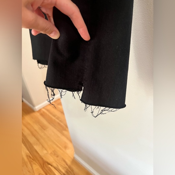 Frame Le High Straight Step Hem Black jeans 28 - Picture 3 of 5